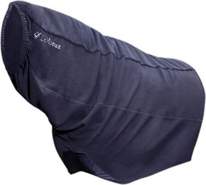 LeMieux Arika Fleece-Kapuze für Pferde Größe L Marineblau – Bild 1 von 3