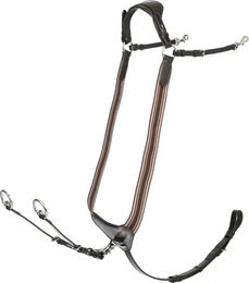 LeMieux Arika Jagdhalsband für Pferde aus Leder in Braun – Bild 1 von 1