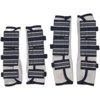 Produktbild von LeMieux Arika Mesh Fliegenschutzgamaschen für Pferde in Blau/Grau für Ponys