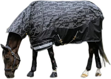 Produktbild von LeMieux Arika Outdoor-Pferdedecke Schwarz 200g