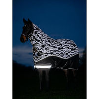 Produktbild von LeMieux Arika Pferdedecke reflektierend Schwarz 6ft 3in
