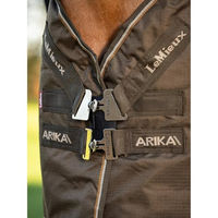Produktbild von LeMieux Arika Ripstop Pferdedecke mit abnehmbarem Halsteil Braun