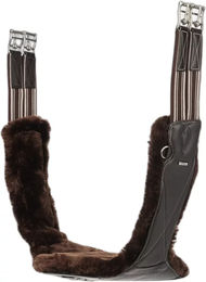 LeMieux Arika Simuwool Reitlatzgurt aus Leder in Braun 110 cm – Bild 1 von 1