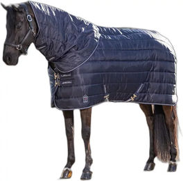 LeMieux Arika Stable-Tek Halsdecke für Pferde Blau XS – Bild 1 von 2