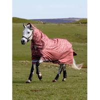 Produktbild von LeMieux Arika Star Outdoor-Pferdedecke aus 600D-Gewebe in Bunt und Rosa