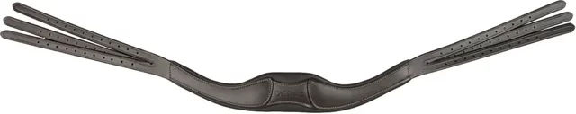 LeMieux Arika Stirnband für Reitsport aus Kunstleder in Schwarz und Braun – Bild 1 von 1