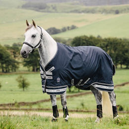 LeMieux Arika Storm-Tek Pferdedecke mit abnehmbarem Halsteil Marineblau – Bild 1 von 6