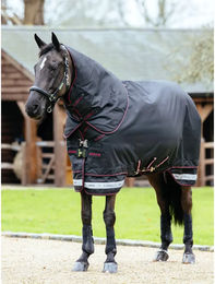 LeMieux Arika Storm-Tek Pferdedecke wasserdicht Schwarz 350g – Bild 1 von 2