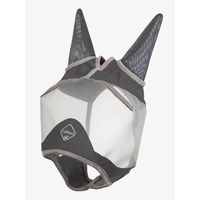 Produktbild von LeMieux ArmourShield Pro Halbfliegenmaske für Pferde mit Bambusfutter und UV-Schutz Grau Größe L