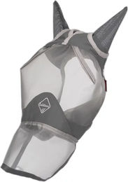LeMieux ArmourShield Pro Vollfliegenmaske für Pferde mit Bambusfutter und UV-Schutz Grau Größe XL – Bild 1 von 2