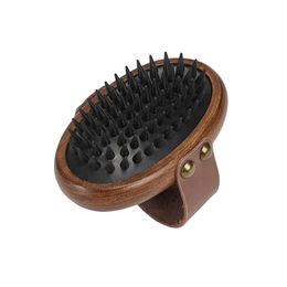 LeMieux Artisan Massagebürste für Pferde Braun – Bild 1 von 1