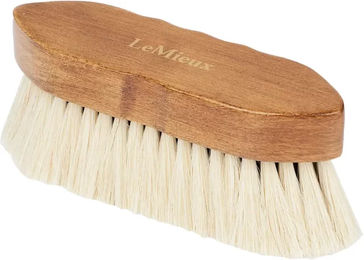 LeMieux Artisan Soft Finishing-Pferdebürste aus Holz in Braun und Gold – Bild 1 von 3