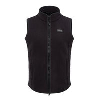 Produktbild von LeMieux Aspen Damen Fleece-Weste in Schwarz mit Fischgrätenmuster