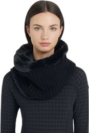 Produktbild von LeMieux Aspen Halswärmer Schal aus Fleece für Pferde in Schwarz