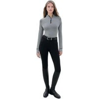 Produktbild von LeMieux Aspen Reitshirt Damen Langarm Winter Grau