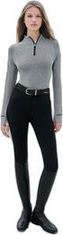 Produktbild von LeMieux Aspen Reitshirt Damen Langarm Winter Grau Größe 34