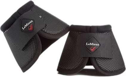 LeMieux Ballistic ProForm Over Reach Boots Gamaschen für Pferde Schwarz Medium – Bild 1 von 6