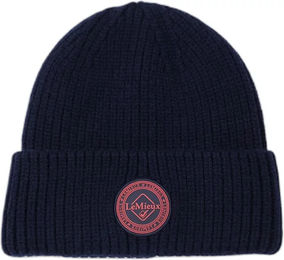 Produktbild von LeMieux Bodie Fleece Wintermütze für Pferde Unisex Blau S/M