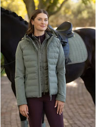 Produktbild von LeMieux Brooke Reitjacke für Damen wasserdicht Rosa Größe 42