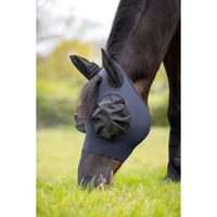 Produktbild von LeMieux Bug Relief Fliegenmaske Vollmaske für Pferde mit UV-Schutz in Navy XS