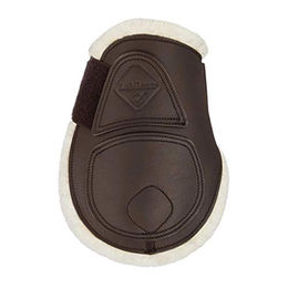 LeMieux Capella Comfort Fetlock Boots Gamaschen aus Leder Braun Standardgröße – Bild 1 von 5
