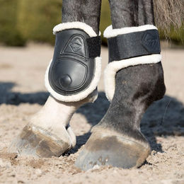 LeMieux Capella Comfort Fetlock Boots Gamaschen für Pferde Braun Cob – Bild 1 von 5