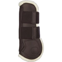 Produktbild von LeMieux Capella Comfort Offene Vorderbeingamaschen aus Leder in Braun Größe L