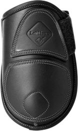 LeMieux Capella Fetlock Boots Gamaschen aus Leder Schwarz FEI Standard – Bild 1 von 8