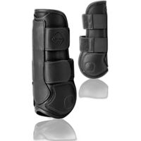 Produktbild von LeMieux Capella Offene Vorderbeingamaschen aus Leder in Schwarz - 1 Stk.