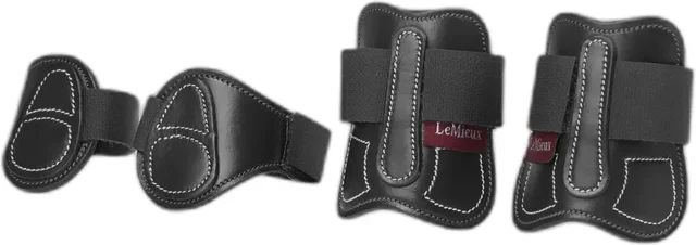 Produktbild von LeMieux Capella Toy Pony Gamaschen aus Kunstleder in Schwarz