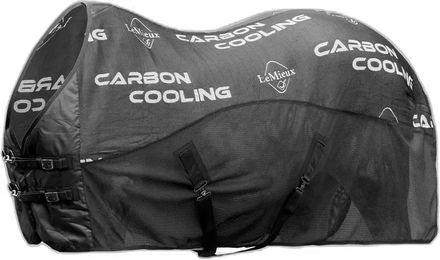 LeMieux Carbon Cooler Abschwitzdecke für Pferde in Schwarz – Bild 1 von 3