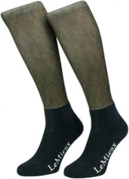 Produktbild von LeMieux Casey Reitsocken für Mädchen in Grün Größe 34 ganzjährig