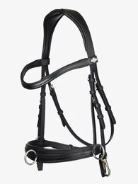 LeMieux Caveçon für Pferde aus Leder für Ponys in Braun oder Schwarz – Bild 1 von 1