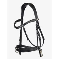 Produktbild von LeMieux Caveçon für Pferde aus Leder für Ponys in Braun oder Schwarz