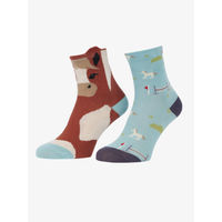 Produktbild von LeMieux Character Cotton Socks Kinder Strümpfe 2er Pack Bunt