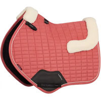 Produktbild von LeMieux Classic Contact Sattelunterlage aus Merinowolle in Rosa Größe L