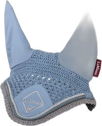 LeMieux Classic Fliegenhaube für Pferde in Blau Grösse XL aus Leder und Lycra – Bild 1 von 1