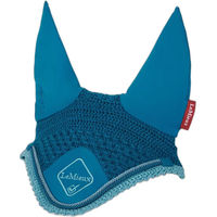 Produktbild von LeMieux Classic Fliegenhaube für Pferde in Blau mit Lycra-Ohren Größe XL