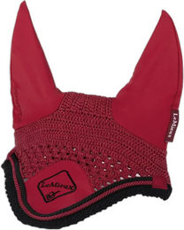 LeMieux Classic Lycra Fliegenhaube für Pferde Rot Größe L - 1 Stk. – Bild 1 von 3