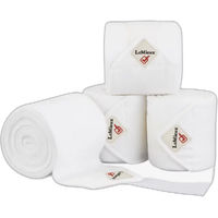 Produktbild von LeMieux Classic Polo Fleecebandagen Gamaschen Weiß für Vollblut Pferde
