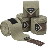 Produktbild von LeMieux Classic Polobänder Gamaschen aus Fleece für Pferde Grün 4er Pack - 4 x 3,8 m