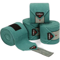 Produktbild von LeMieux Classic Polobänder Gamaschen aus Fleece für Pferde Grün Vollblut