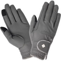 Produktbild von LeMieux Classic Reithandschuhe aus Kunstleder für Unisex in Grau Größe L