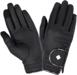 Produktbild von LeMieux Classic Reithandschuhe aus Kunstleder Schwarz Unisex Größe L