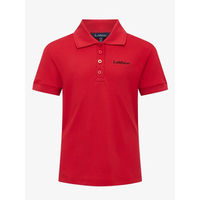 Produktbild von LeMieux Classique Kinder Reit-Poloshirt aus Baumwolle Rot 9/10 Jahre