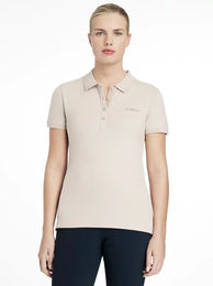 Produktbild von LeMieux Classique Reitshirt Damen aus Baumwolle Beige Größe 36