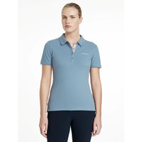 Produktbild von LeMieux Classique Reitshirt Damen aus Baumwolle Blau Größe 36