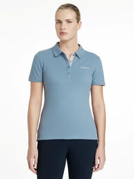 Produktbild von LeMieux Classique Reitshirt Damen aus Baumwolle Blau Größe 38