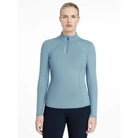 Produktbild von LeMieux Classique Reitshirt Damen Langarm Blau Größe 40