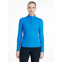 Produktbild von LeMieux Classique Reitshirt Damen Langarm Blau Größe 46